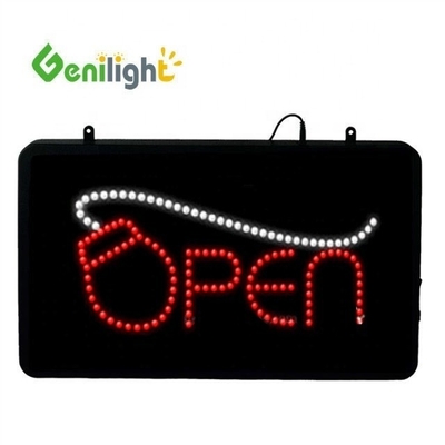 56*33cm Tamanho do painel RGB Genilight Indoor LED Open Light Sign for Internet Access Shop