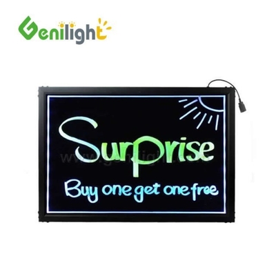 DIY Full Color Iluminado Fluorescente LED Marker Board com Ângulo de Visão Ajustável H / V