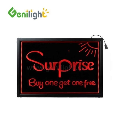 DIY Full Color Iluminado Fluorescente LED Marker Board com Ângulo de Visão Ajustável H / V