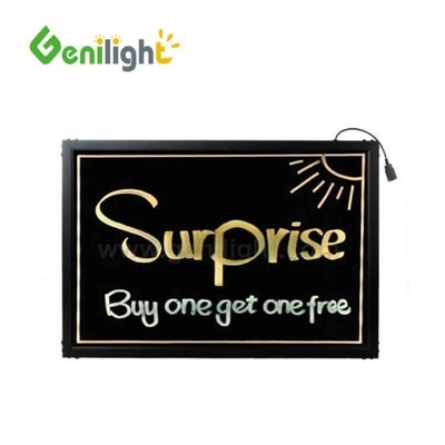 DIY Full Color Iluminado Fluorescente LED Marker Board com Ângulo de Visão Ajustável H / V
