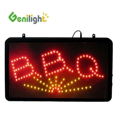 Certificado de potência ABS Open-Mold BURGERS KEBABS LED Sign para tamanho e cor personalizados