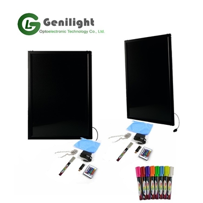 Tabela de escrita de sinalização alterável com faixa LED RGB SMD5050 personalizável e saída DC12V