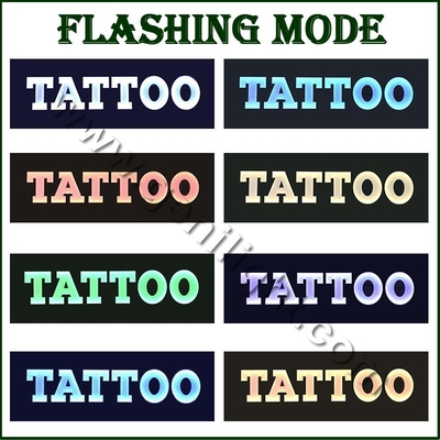 LED Tattoo Piercing Neon Open Sign com Design de Forma Retangular e Material de Resina Epoxi