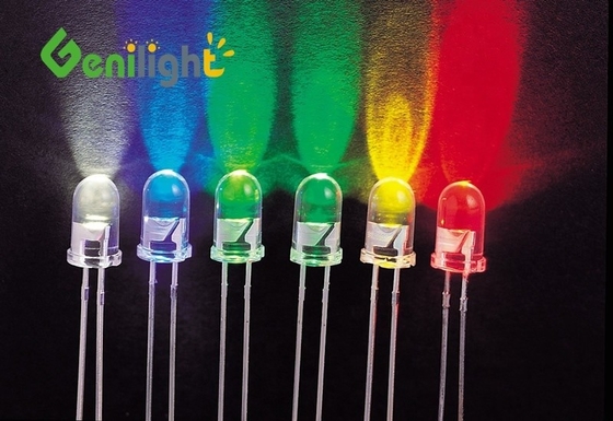 Diodo fixado de emissão de luz LED VERDE F3 LEDs Diodo com tensão inversa máxima de 5V