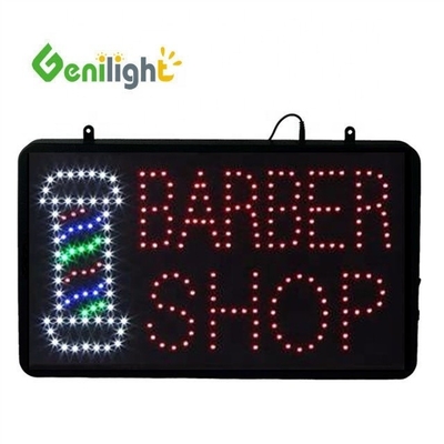 Genilight Indoor LED Salão de beleza sinalização Poupança de energia Função de perseguição e movimentação 56 * 33cm