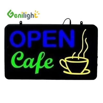 Promova eficientemente o seu negócio de restauração de cafés com OPEN Neon Board e animação