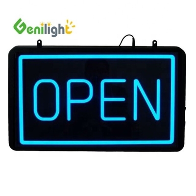Tipo de ecrã sensível ao toque e sinal de néon LED aberto decorativo para exibição comercial