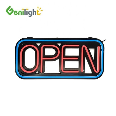 Facil 48 * 25cm LED neon silicone sinal aberto com 10 tipos de função de mudança e 25 C de moda