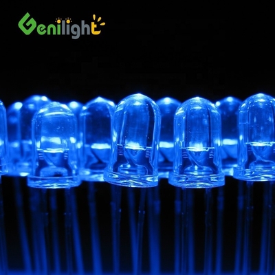 Potência máxima nenhuma F5 5MM lâmpada LED Diodo Emitente Branco Verde Vermelho Azul Amarelo Coluna de espaçador