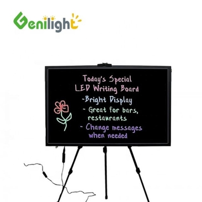 Rectângulo Tipo 60 * 40cm Painel acrílico RGB Magic LED Sinais de escrita com capacidade anti-vento