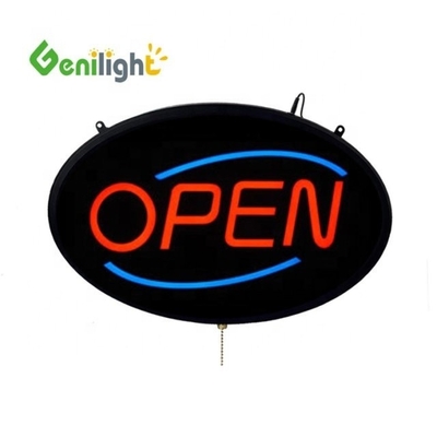 Lâmpadas LED personalizadas de fácil pendura Flex Neon Sign OPEN para publicidade Resolução de pitch de pixel