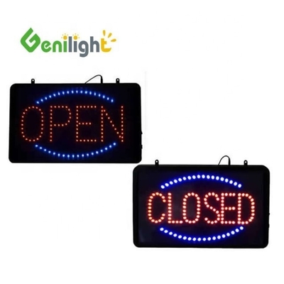 Lâmpadas LED personalizadas de fácil pendura Flex Neon Sign OPEN para publicidade Resolução de pitch de pixel
