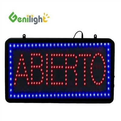 Publicidade personalizada Indoor LED Open Display Sign com Super Brilho por Genilight