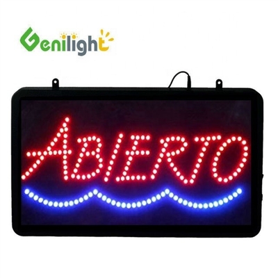Publicidade personalizada Indoor LED Open Display Sign com Super Brilho por Genilight