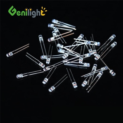F3 3MM 2-Pin Highlight LED Bulb Emitting Diodes Vermelho/Verde CC -40-60 Capacidade Vr