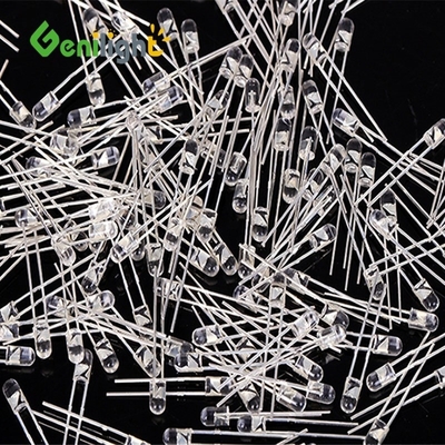F3 3MM 2-Pin Highlight LED Bulb Emitting Diodes Vermelho/Verde CC -40-60 Capacidade Vr