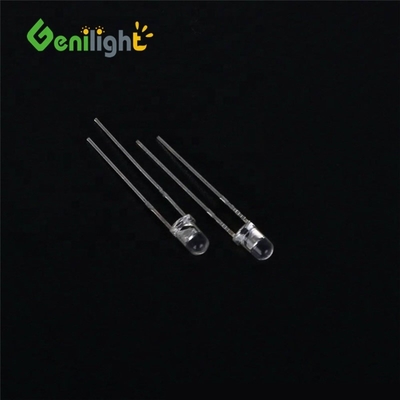 F3 3MM 2-Pin Highlight LED Bulb Emitting Diodes Vermelho/Verde CC -40-60 Capacidade Vr
