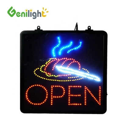 Brilho Genilight Interior 22 * 13 polegadas design DC12V led SANDWICHES sinal de luz de néon aberto