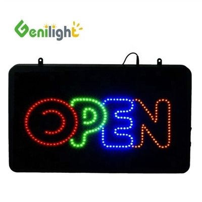 5mm Superbrilho LED Dimensão personalizada LED multicolor sinal aberto para exibição
