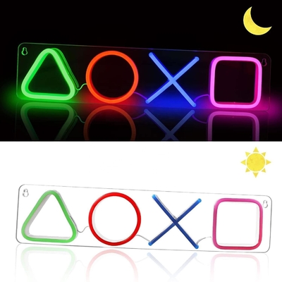 Melhore sua sala de jogos com luzes coloridas de neon LED 42 * 12,5cm USB Powered Wall Decor
