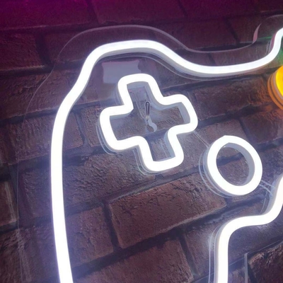 Adicione um pop de cor ao seu quarto de gamers com 41 * 27.5cm Custom Game Controller Neon Sign