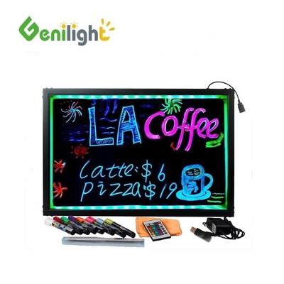 5mm Superbrightness LED Rectangular Sign and Writing Board com Moderna