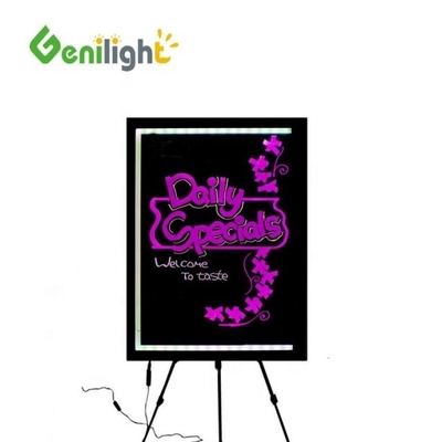 Remote Control Multi Color Super Brightness LED Handwriting Blackboard com 3 velocidades de flash