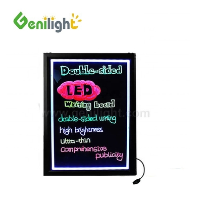 OEM Flashing Stand Billboard Glowing Drawing LED Writing Board Painel de mensagens em cores completas