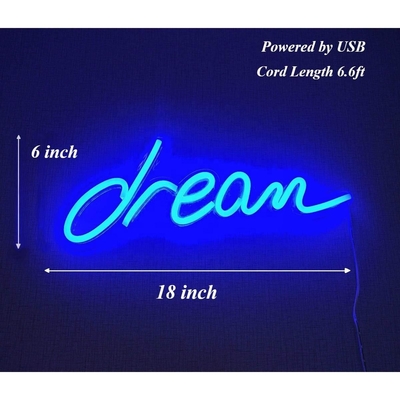 Desenhe seu próprio sinal de neon LED com texto personalizado Voltagem 5V Vida útil 50000 horas