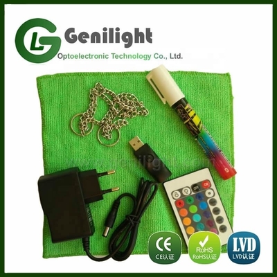 Excelente capacidade anti-vento Rectângulo Tipo VIP 13 anos Tabela de escrita acrílica RGB Magic LED