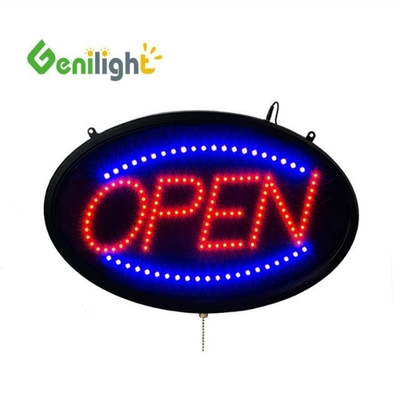 Foto Media LED Neon sinais abertos com 2 tipos de funções de mudança e material acrílico