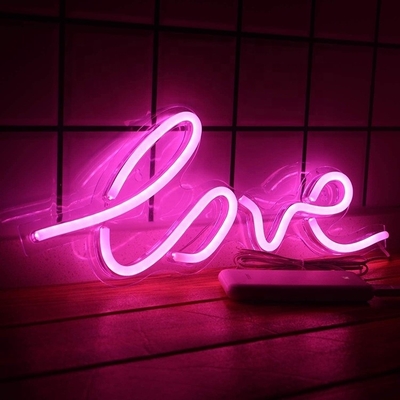 50000 horas de vida útil Business Neon Sign Large LED Love Light para design personalizado