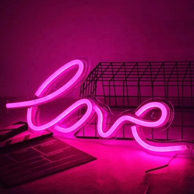 50000 horas de vida útil Business Neon Sign Large LED Love Light para design personalizado