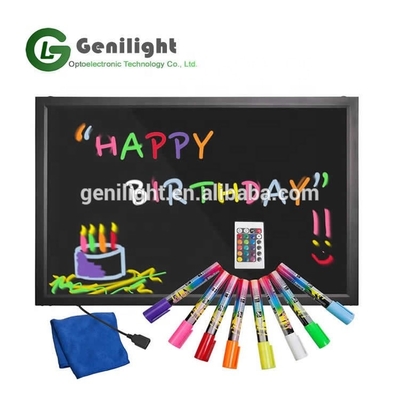 Excelente capacidade anti-vento VIP 10 anos quadro de escrita LED RGB com quadro acrílico