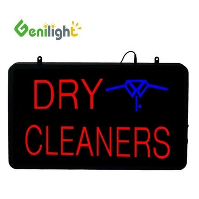 Poupança de energia Custom LED Open Sign Genilight Interior para Limpezas a Seco 3 modos de flash