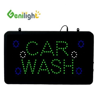 Poupança de energia Custom LED Open Sign Genilight Interior para Limpezas a Seco 3 modos de flash