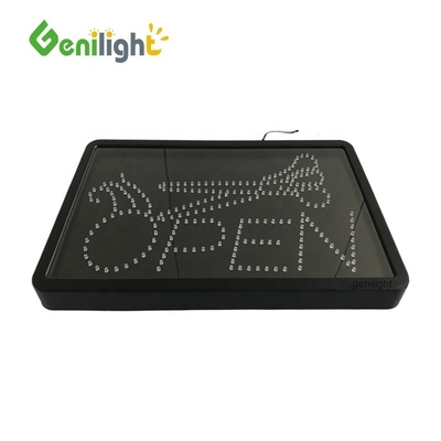 Economia de energia personalizar LED neon sinal aberto fechado para loja café bar pub Genilight