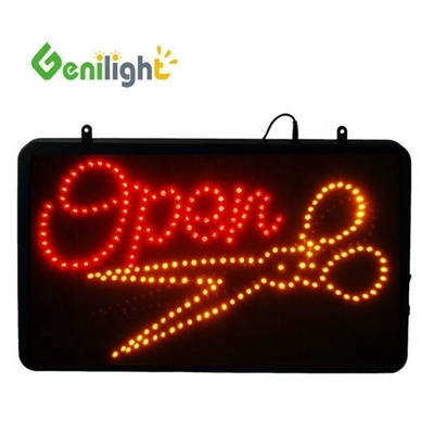 Economia de energia personalizar LED neon sinal aberto fechado para loja café bar pub Genilight