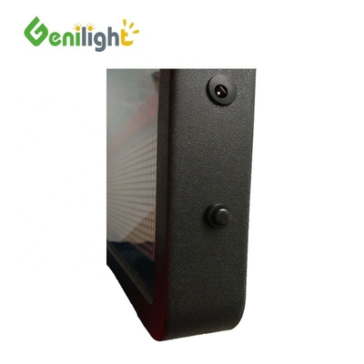 High Tech Tempered Glass LED Neon Sign para negócios Display elétrico brilhante programável