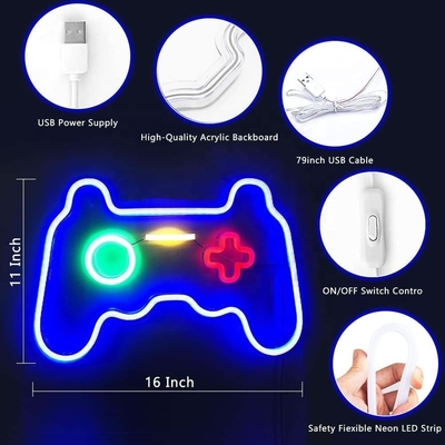 5V voltagem personalizado jogo sinais de neon para casa bar homem caverna golfe pub decoração de casa