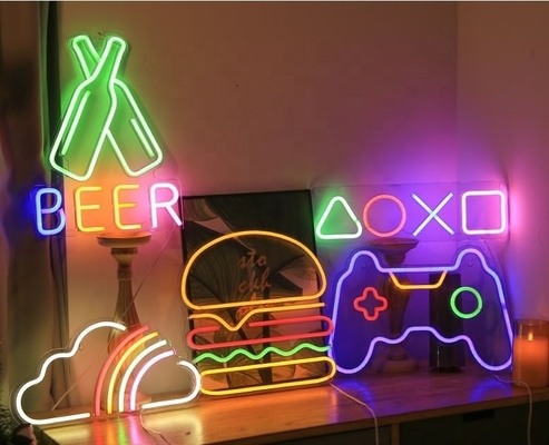 5V voltagem personalizado jogo sinais de neon para casa bar homem caverna golfe pub decoração de casa