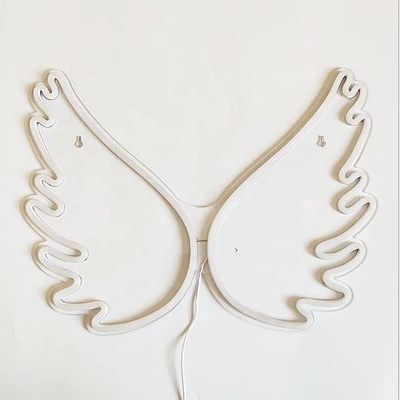 45*34cm Angel Wing Neon Signs para Decoração de Parede no Quarto das Meninas Quarto das Crianças Energia do Casamento