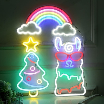 1 Consumo de energia personalizado nuvem LED luz de néon luz de parede para quarto e quarto das crianças
