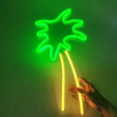 Large Coconut Tree Neon Sign Led Flex Neon Light USB Powered Night Light for Kids Room Voltagem 5V