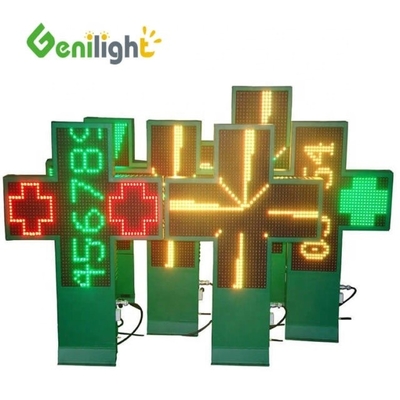 1280 / 2560 pontos LED Iluminado Cruz Médica FARMÁCIA Sinais de negócios com foto