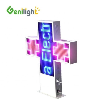1280 / 2560 pontos LED Iluminado Cruz Médica FARMÁCIA Sinais de negócios com foto
