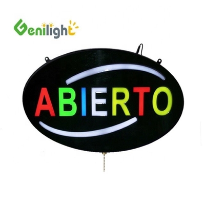 56*33 Tamanho do painel LED Neon Light Open Sign com alto brilho de personalizável