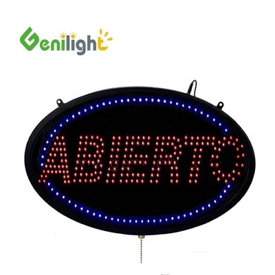 56*33 Tamanho do painel LED Neon Light Open Sign com alto brilho de personalizável