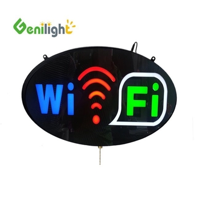 Função de exibição de animação sinal de neon LED WIFI a cores inteiras com ABS Open-Mold Outframe