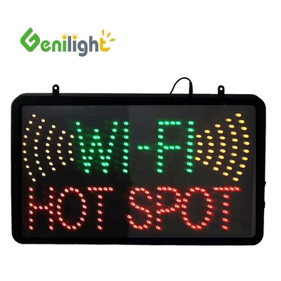 Função de exibição de animação sinal de neon LED WIFI a cores inteiras com ABS Open-Mold Outframe
